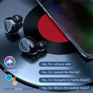 Écouteurs Bluetooth M10 mains-libres avec affichage LED, écouteurs Bluetooth stéréo haute fidélité, écouteurs sans fil étanches, casque de jeu Bluetooth sans fil, écouteurs stéréo de sport avec réduction de bruit et microphone