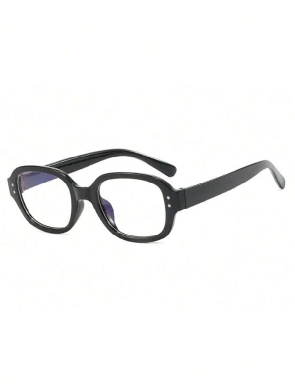 1 pièce Lunettes noires rétro style riz pour femmes. Lunettes de mode casual pour la lecture quotidienne, les déplacements professionnels, les tenues de plage, les accessoires vintage Y2K, les tenues casual chic et les cadeaux – Image 9