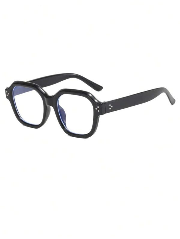 1 pièce Lunettes noires rétro style riz pour femmes. Lunettes de mode casual pour la lecture quotidienne, les déplacements professionnels, les tenues de plage, les accessoires vintage Y2K, les tenues casual chic et les cadeaux – Image 20