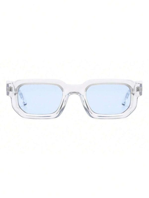1 pièce Lunettes à petite monture carrée en plastique pour femmes, bras fins, style rétro élégant et minimaliste. Polyvalentes pour un usage quotidien, extérieur, vacances, voyage, style de rue, défilé et soirée. Forme carrée . – Image 5