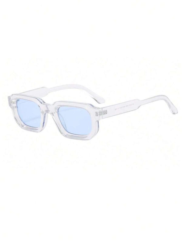 1 pièce Lunettes à petite monture carrée en plastique pour femmes, bras fins, style rétro élégant et minimaliste. Polyvalentes pour un usage quotidien, extérieur, vacances, voyage, style de rue, défilé et soirée. Forme carrée . – Image 6