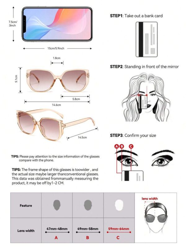 Lunettes de soleil rétro à grand cadre carré en plastique, design classique, décoration pour les voyages, les vacances à la plage, la protection UV et la conduite. Lunettes de soleil de mode unisexe élégantes pour les sorties en famille, les vacances, l'été, la plage, les voyages et les activités extérieures – Image 23