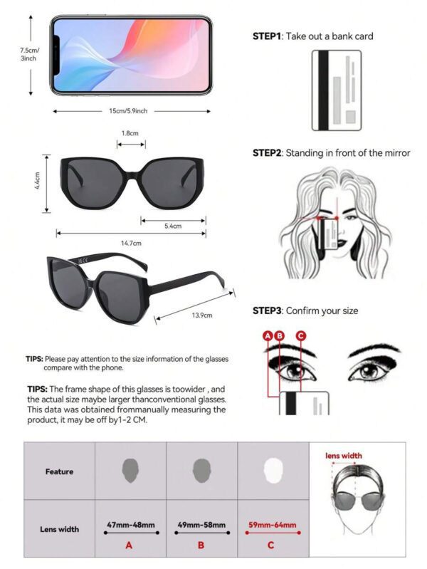 Lunettes de soleil rétro à grand cadre carré en plastique, design classique, décoration pour les voyages, les vacances à la plage, la protection UV et la conduite. Lunettes de soleil de mode unisexe élégantes pour les sorties en famille, les vacances, l'été, la plage, les voyages et les activités extérieures – Image 30