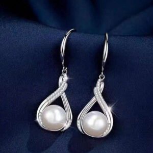 3pcs Set Minimalist Pearl Necklace And Earrings Set, Suitable For Women's Daily Wear, Festivals And Parties