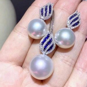 3pcs Set Minimalist Pearl Necklace And Earrings Set, Suitable For Women's Daily Wear, Festivals And Parties