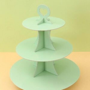 1pc Solid Color Cake Holder Stand, Birthday Babe Shower Family Holiday Party Decoration Supplies, Food Display Stand Cake Stand, Baking Cake Decor