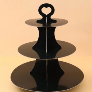 1pc Solid Color Cake Holder Stand, Birthday Babe Shower Family Holiday Party Decoration Supplies, Food Display Stand Cake Stand, Baking Cake Decor