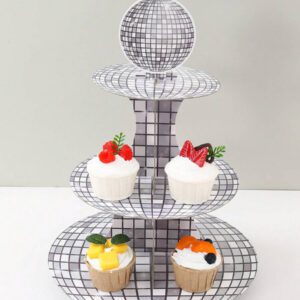 1pc Solid Color Cake Holder Stand, Birthday Babe Shower Family Holiday Party Decoration Supplies, Food Display Stand Cake Stand, Baking Cake Decor