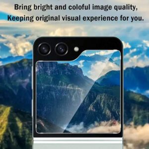 3 Pieces Three Pack Samsung Galaxy Z Flip 6 5 ZFlip6 ZFlip 5 Tempered Glass Film HD Full Coverage Screen Protector 9H Hardness Tempered Glass Film