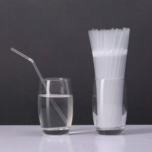 100pcs Transparent Plastic Straws Drinking For Kitchenware Dining Straw Party Beverage 8.19 Inch Long/Diameter 0.2inch Rietjes