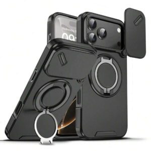 New Luxury Lens Sliding Cover Magnetic Folding Phone Case Compatible With Samsung /6 Fold7/6, Minimalist Protective Cover Compatible With Apple 17/16/15/14/13/12/11 Pro Max, Samsung Galaxy S25/24/23/22 Pro+, Redmi Note 14/13/12 Pro Waterproof Shockproof Anti-Fall Scratch Resistant