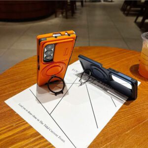 New Luxury Lens Sliding Cover Magnetic Folding Phone Case Compatible With Samsung /6 Fold7/6, Minimalist Protective Cover Compatible With Apple 17/16/15/14/13/12/11 Pro Max, Samsung Galaxy S25/24/23/22 Pro+, Redmi Note 14/13/12 Pro Waterproof Shockproof Anti-Fall Scratch Resistant