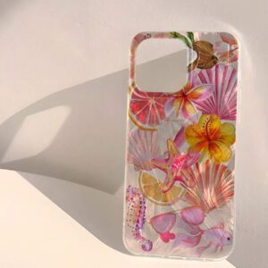1pc Fruit Juice & Cherry Pattern Waterproof Anti-Fingerprint Anti-Scratch Transparent IMD Soft Bright Smooth Phone Case, Compatible With Apple Models Shockproof Anti-Fall
