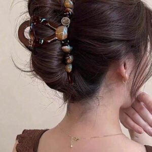 1pc Korean Elegant Ball Design Hair Clip, Minimalist Vintage Style, Suitable For Stylish Women And Girls, Daily Outfit, Photography Hair Claws Claw Clips Hair Clips Hair Jaw Clip Hair Clamps Hair Clutch Hair Catcher Clip, Casual