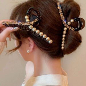 1pc Korean Elegant Ball Design Hair Clip, Minimalist Vintage Style, Suitable For Stylish Women And Girls, Daily Outfit, Photography Hair Claws Claw Clips Hair Clips Hair Jaw Clip Hair Clamps Hair Clutch Hair Catcher Clip, Casual