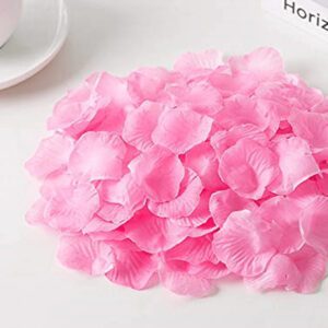 1000 pièces Pétales de rose de 15 couleurs, fleurs artificielles pour la décoration de mariage, la décoration de fête, le remplissage de boîte-cadeau, une alternative au raphia
