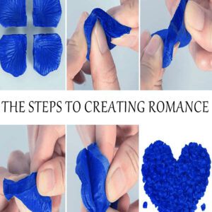 1000 pièces Pétales de rose de 15 couleurs, fleurs artificielles pour la décoration de mariage, la décoration de fête, le remplissage de boîte-cadeau, une alternative au raphia