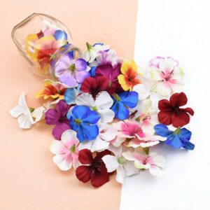 10/50/100PCS Artificial Begonia Flower, Silk Begonia Flower, Fake Plants, Flower Wreath, Bridal Bouquet, Wedding Decoration, DIY Flower Wreath Materials, Home, Dining Room, Living Room, Spring, Autumn, Vase, Flower Wall, Birthday Party Decoration Materials, Home Decoration Accessories, The Art Of Inserting Flowers, Photography Props, Valentine's Day, New Year Gifts, Outdoor Garden Decoration