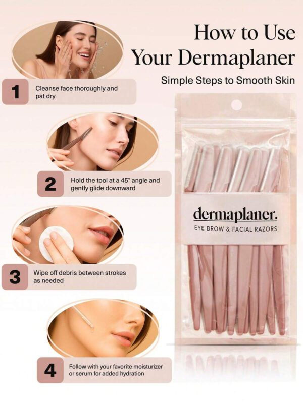 240 pièces/set Rasoir à sourcils et kit de rasage multicolore, Tondeuse à sourcils et rasoir, Outil de dermaplaning exfoliant, Tondeuse à épilation corporelle et kit de rasoir pour le visage et les sourcils avec lame à long manche et couvercle de précision. Outils de mise en forme des sourcils convenant aux femmes et aux hommes, à utiliser pour la taille et la mise en forme des sourcils. 1/3/5/12/15/30/50/100/240 pièces – Image 16