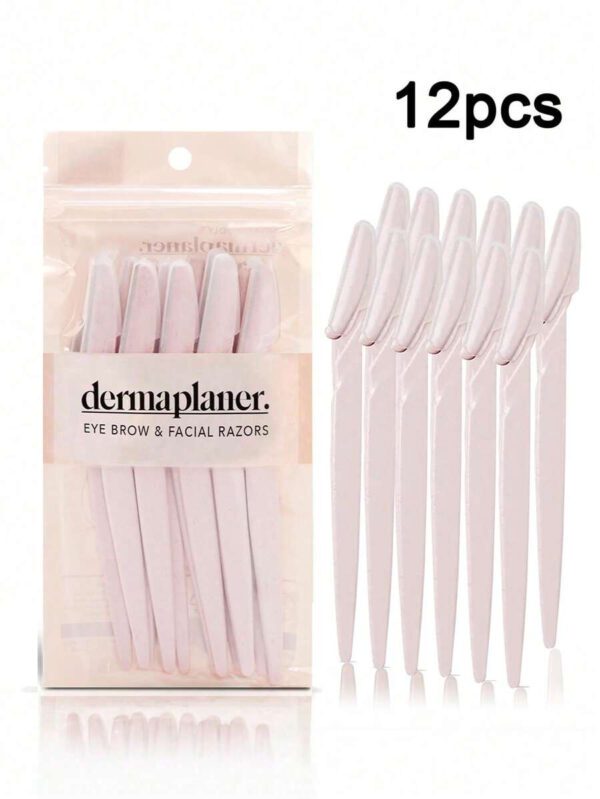 240 pièces/set Rasoir à sourcils et kit de rasage multicolore, Tondeuse à sourcils et rasoir, Outil de dermaplaning exfoliant, Tondeuse à épilation corporelle et kit de rasoir pour le visage et les sourcils avec lame à long manche et couvercle de précision. Outils de mise en forme des sourcils convenant aux femmes et aux hommes, à utiliser pour la taille et la mise en forme des sourcils. 1/3/5/12/15/30/50/100/240 pièces – Image 33