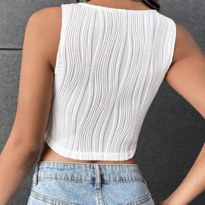 SHEIN EZwear Top sans manches unicolore