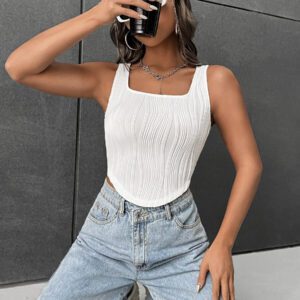 SHEIN EZwear Top sans manches unicolore