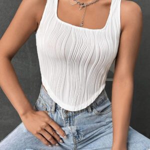SHEIN EZwear Top sans manches unicolore