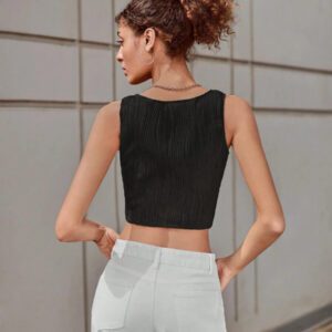 SHEIN EZwear Top sans manches unicolore