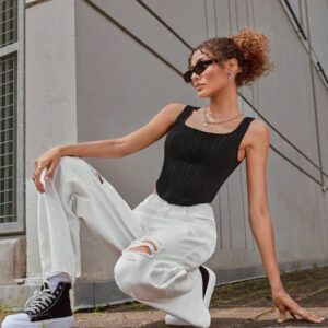 SHEIN EZwear Top sans manches unicolore