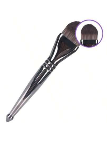Pinceau plat simple - Set de pinceaux de maquillage, ensemble complet de pinceaux professionnels en poils d'animaux, pinceau pour poudre, pinceau pour ombre à paupières, outils de maquillage