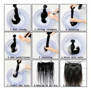 Extensions de queue de cheval tressée avec élastique, tresses longues synthétiques, 24 pouces, extensions de cheveux tressés pour utilisation quotidienne des femmes, accessoires capillaires