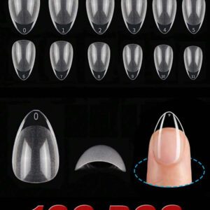 120 pièces Pointes d'ongles amande courtes Gel doux pré-façonnées Pointes d'ongles acryliques à demi-mat Pointes d'ongles complètes Gel clair Faux ongles à presser - Pointes d'ongles en gel amande courtes Gel doux, Pointes d'extension d'ongles complètes à demi-mat Gel X - Pointes d'ongles en gel amande courtes - Pointes d'ongles acryliques douces à demi-mat pré-façonnées Faux ongles à presser Ensemble de pointes d'ongles amande - Demi-mat sans lime Faux ongles en gel clair Faux ongles en forme d'amande pour extension d'ongles à presser Fournitures pour manucure à domicile Cadeau de la Saint-Valentin et extension d'ongles