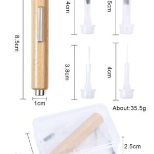 6 EN 1 Bâton magnétique multifonction puissant pour vernis gel effet œil de chat, outil de manucure, stylo magnétique, design d'art des ongles, effet paillettes, outils de manucure magiques, rentrée scolaire