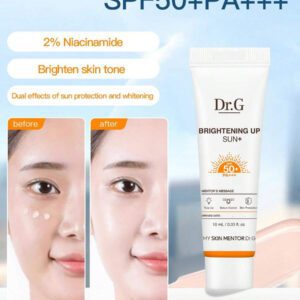 Dr.G Crème solaire et base de maquillage SPF50+ pour peau sensible DR.G/Drg 10ml, coréen