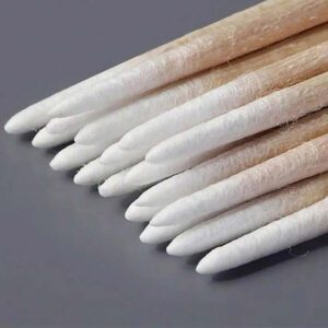 100 pièces Bâtonnets en bois pour ongles, bâtonnets de correction de manucure, outil de vernis à ongles Ultra-petit à double extrémité, 100 pièces micro-brosses sans peluches pour le retrait de la colle pour extension de cils, fournitures pour ongles, outils pour ongles, outils de nail art, rentrée scolaire, ongles, outils pour ongles pour faux ongles, outils de manucure et pédicure