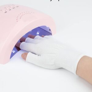 Gants anti-UV pour lampe à ongles, gants de protection UV professionnels pour manucures, gants sans doigts UV pour lampe à ongles en gel, fournitures pour ongles, outils pour ongles, outils pour nail art, rentrée scolaire, ongles, outils pour ongles pour faux ongles