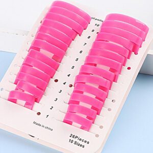 FULL BEAUTY 26 pièces Modèle de soins des ongles Anti-Nail Clip Modèle anti-débordement de vernis à ongles, accessoires d'art des ongles, fournitures pour ongles, outils pour ongles, outils d'art des ongles, rentrée scolaire, ongles, outils pour ongles pour les ongles rapportés