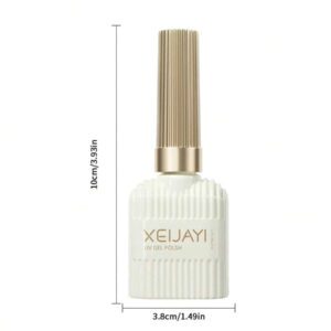 XEIJAYI XEIJAYI 1 pièce Vernis à Ongles au Gel Noir 15 ml, Nail Art toute saison, Vernis à Ongles en Gel Soak Off Led, Manucure de Salon Maison DIY, Cadeaux pour Ongles pour Femmes Filles