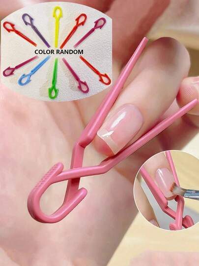 10 pièces Ensemble de clips à ongles anti-fuite de vernis à ongles de couleurs mélangées. Outils de manucure pour prévenir les fuites. (10 pièces de couleurs mélangées), fournitures pour ongles, outils pour ongles, outils pour nail art, rentrée scolaire, ongles, outils pour ongles pour faux ongles, outils de manucure et pédicure