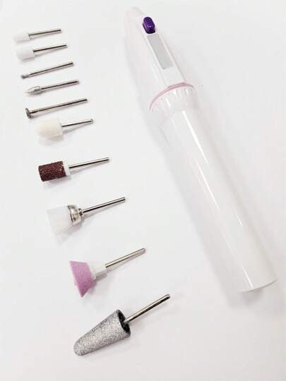 Mini machine électrique 5 en 1 pour nail art, ponceuse, polisseuse professionnelle, ensemble d'outils portables pour nail art