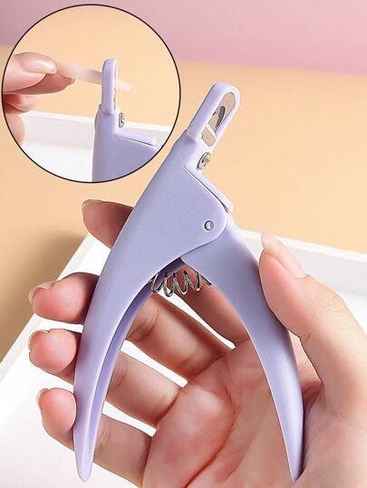 Coupe-ongles incurvés avec design arqué, série de couleurs macaron ciseaux à ongles, lames en forme de U permettant d'étendre facilement les faux ongles, cadeau pour les femmes, ciseaux à ongles pour la coupe de style salon, fournitures pour ongles, outils pour ongles, outils pour nail art, rentrée scolaire, ongles, outils pour ongles pour les ongles rapportés, outils de manucure et pédicure