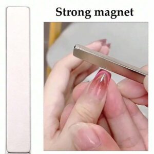 2 pièces Aimants pour ongles gel effet œil de chat 4 en 1, outils multifonctions pour manucure UV, fleurs, bâtonnets magnétiques pour salon de beauté et DIY à domicile, fournitures pour ongles, outils pour ongles, outils de nail art, rentrée scolaire, ongles, outils pour faux ongles