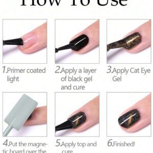 2 pièces Aimants pour ongles gel effet œil de chat 4 en 1, outils multifonctions pour manucure UV, fleurs, bâtonnets magnétiques pour salon de beauté et DIY à domicile, fournitures pour ongles, outils pour ongles, outils de nail art, rentrée scolaire, ongles, outils pour faux ongles