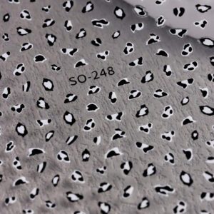 3 pièces Autocollants d'art pour ongles en 3D mignons en rouge blanc et noir en forme de cœur, conception de cœurs doux, décalcomanies adhésives, charms en foil pour la Saint-Valentin, décorations de manucure