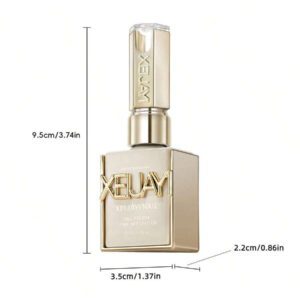 XEIJAYI 2 pièces Vernis à ongles en gel noir et rose de 15 ml. Vernis à ongles en gel pur à tremper sans essuyage, convient pour Noël