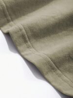 DAZY T-shirt décontracté marron unicolore pour hommes, coupe regular, été – Image 20