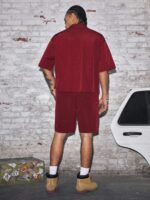 AXEPEAK 2 pièces ensemble chemise à col polo et short pour hommes – Image 4