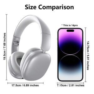 Casque Bluetooth sans fil pour sports de plein air et jeux. Casque d'écoute Bluetooth avec microphone et réduction de bruit, pour la maison, le bureau, le téléphone, l'ordinateur et la tablette