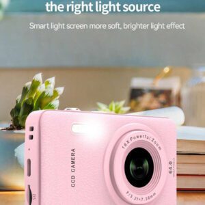 Mini caméra numérique haute définition pour étudiants, prise de photos, enregistrement vidéo, lecteur de musique MP3, carte mémoire remplaçable. Convient pour enregistrer la vie et les voyages, VLOG