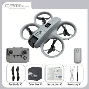 CZ06, Drone, Caméra haute définition, 1800mAh, Photographie aérienne, Aéronef télécommandé, Évitement intelligent des obstacles, Maintien en vol par flux optique, Quadricoptère